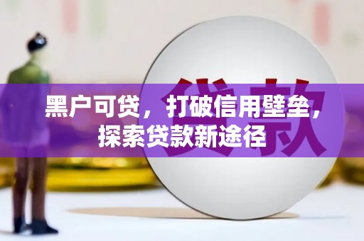松北黑户可贷，打破信用壁垒，探索贷款新途径