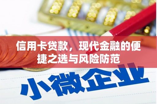 泰顺信用卡贷款，现代金融的便捷之选与风险防范