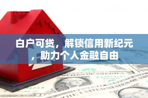 秀林白户可贷，解锁信用新纪元，助力个人金融自由