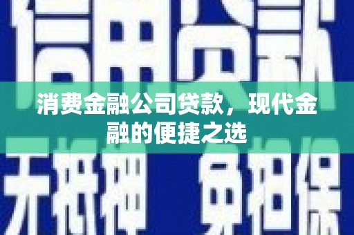 曲麻莱消费金融公司贷款，现代金融的便捷之选