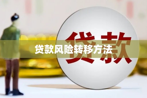 岑巩贷款风险转移方法 岑巩贷款风险转移方法
