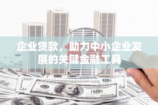 张家港企业贷款，助力中小企业发展的关键金融工具