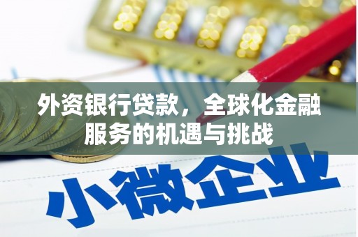 独山子外资银行贷款，全球化金融服务的机遇与挑战