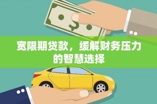 端州宽限期贷款，缓解财务压力的智慧选择