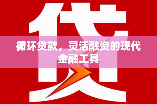武汉循环贷款，灵活融资的现代金融工具