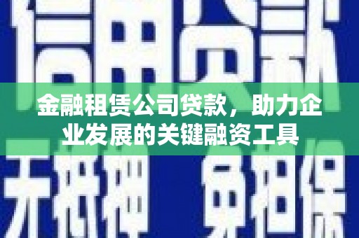 岳塘金融租赁公司贷款，助力企业发展的关键融资工具