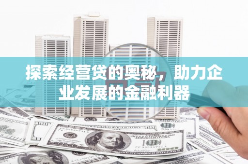 洋山探索经营贷的奥秘，助力企业发展的金融利器