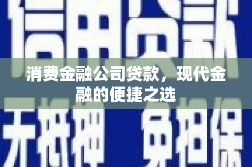 福贡消费金融公司贷款，现代金融的便捷之选