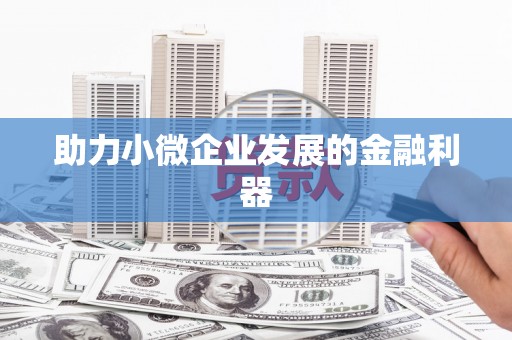 湟源助力小微企业发展的金融利器